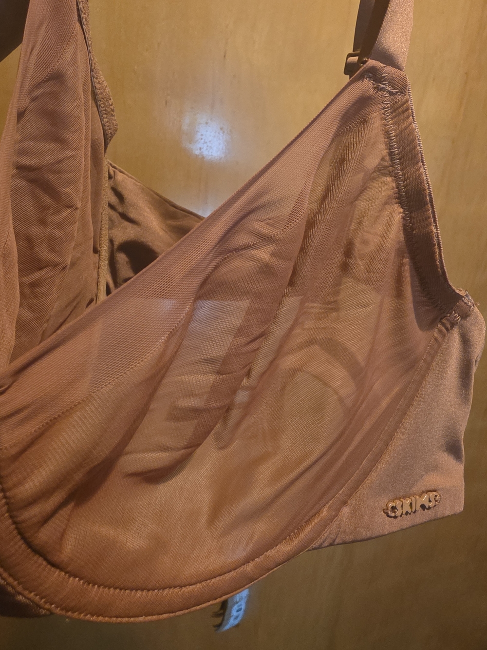 Skims No Show Unlined Demi Bra in Bronze NWT - Picture 5 of 5